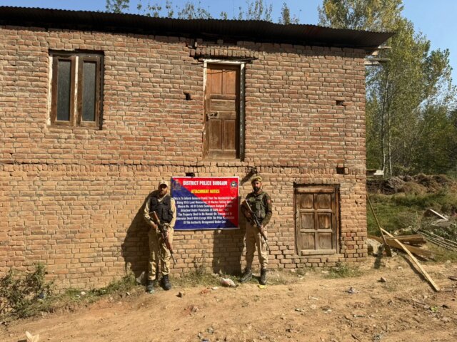 Police attach property of terror handler under UAPA in Budgam