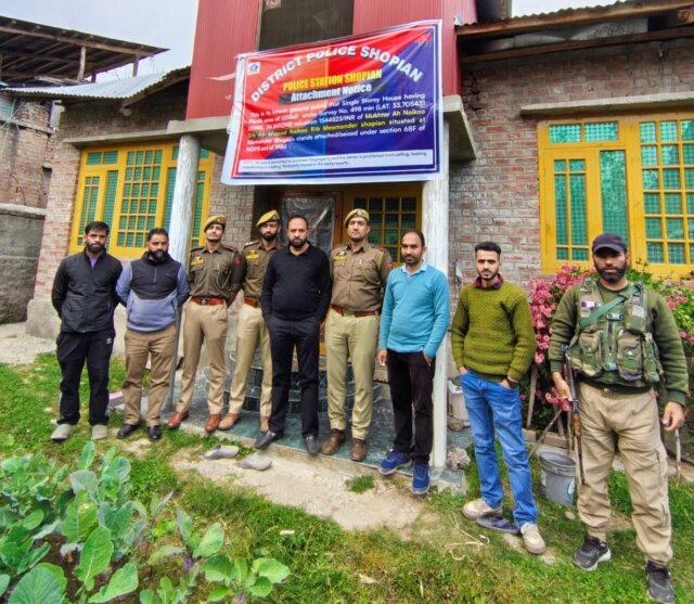 Property worth over 15 lacs attached under NDPS Act in Shopian: Police